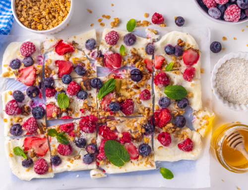 Παγωμένες μπάρες γιαουρτιού